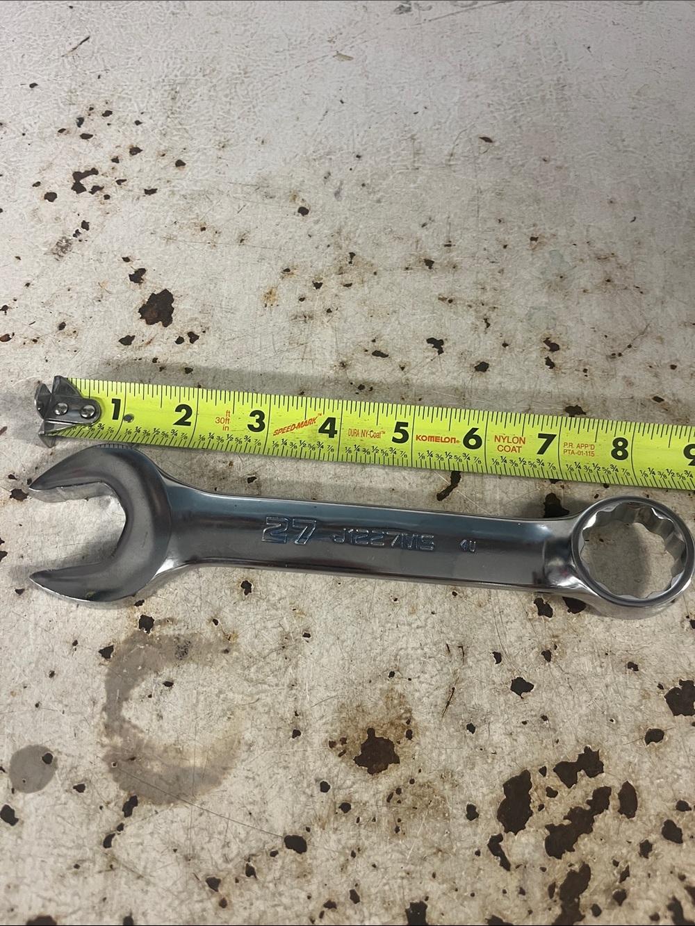 Chrome Combination Wrench - 27mm, Silver item 86